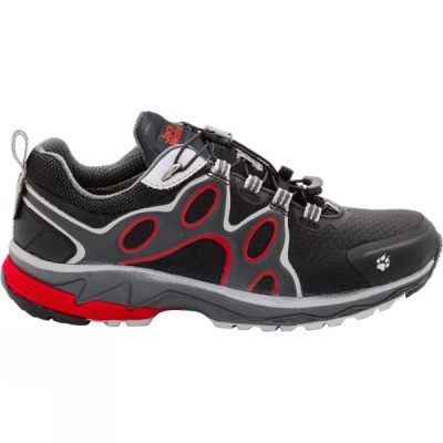 Zapatillas Running Jack Wolfskin Passion Trail Texapore Low Mujer Gris Oscuro - Chile YZR365124